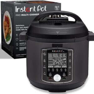 Limited time deal -24% OFF Instant Pot Pro 10-in-1 Pressure Cooker, Slow Cooker, Rice/Grain Cooker, Steamer, Sauté, Sous Vide,