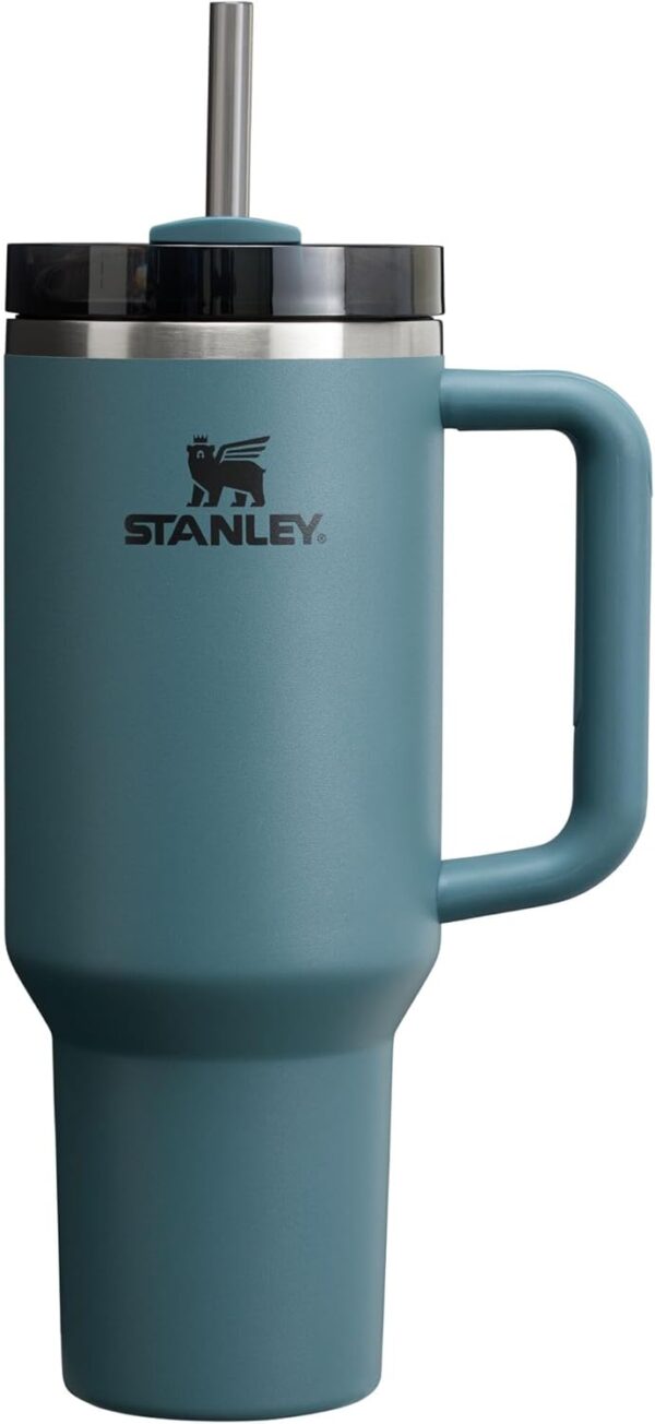 Limited time deal  -25%n OFF Stanley Quencher H2.0 Tumbler with Handle and Straw 40 oz | Flowstate 3-Position Lid | Cup Holder Compatible for Travel