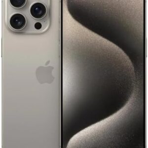 Apple iPhone 15 Pro Max, 512GB, Natural Titanium - Unlocked (Renewed Premium)