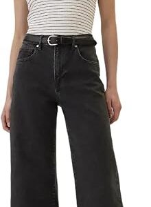 GAP Women's High Rise Wide Leg Cropped Jeans