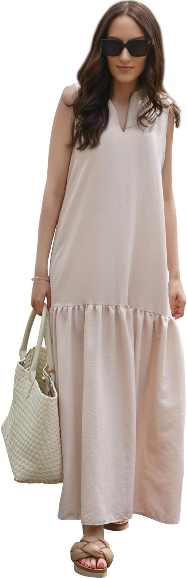 Chic Women's Maxi Elegant Boho Spring/Summer Dress 2025