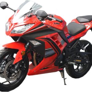 X-PRO 250cc 6 Speed EFI Fuel Injection Dirt Bike Motorcycle Bike Street Bike Motorcycle Assembled in Crate (Red)
