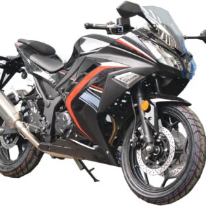 X-PRO 250cc 6 Speed EFI Fuel Injection Dirt Bike Motorcycle Bike Street Bike Motorcycle Assembled in Crate (Black)