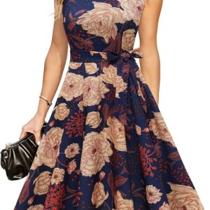DRESSTELLS Women's Cocktail Dresses, Formal Wedding Guest Church Modest Graduation Party Prom Dress 2025
