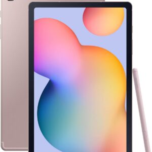 SAMSUNG Galaxy Tab S6 Lite (2024) 10.4' 64GB WiFi Android Tablet, S Pen Included, Gaming Ready, Long Battery Life, Slim Metal Design, Expandable Storage, US Version, Chiffon Pink, Amazon Exclusive