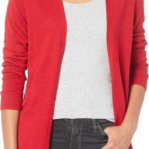 Essentials Women's Lightweight Open-Front Cardigan Sweater (Available in Plus Size)
