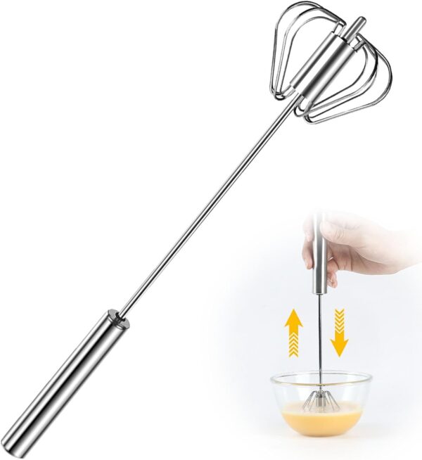 Stainless Steel Semi-Automatic Whisk