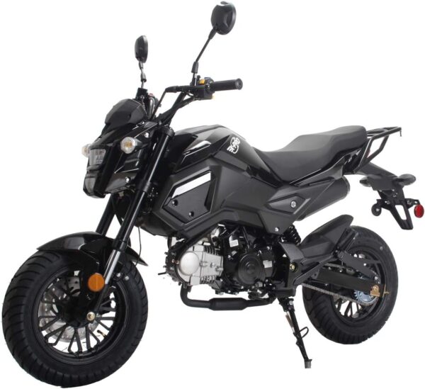 X-PRO 125cc Vader Adult Gas Motorcycle Dirt Motorcycle Street Bike (Black)