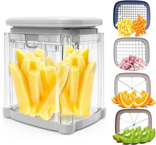 French Fry Cutter 4-in-1 – Potato Cutter