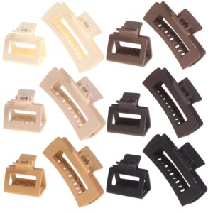 Neutral Rectangle Hair Claw Clips