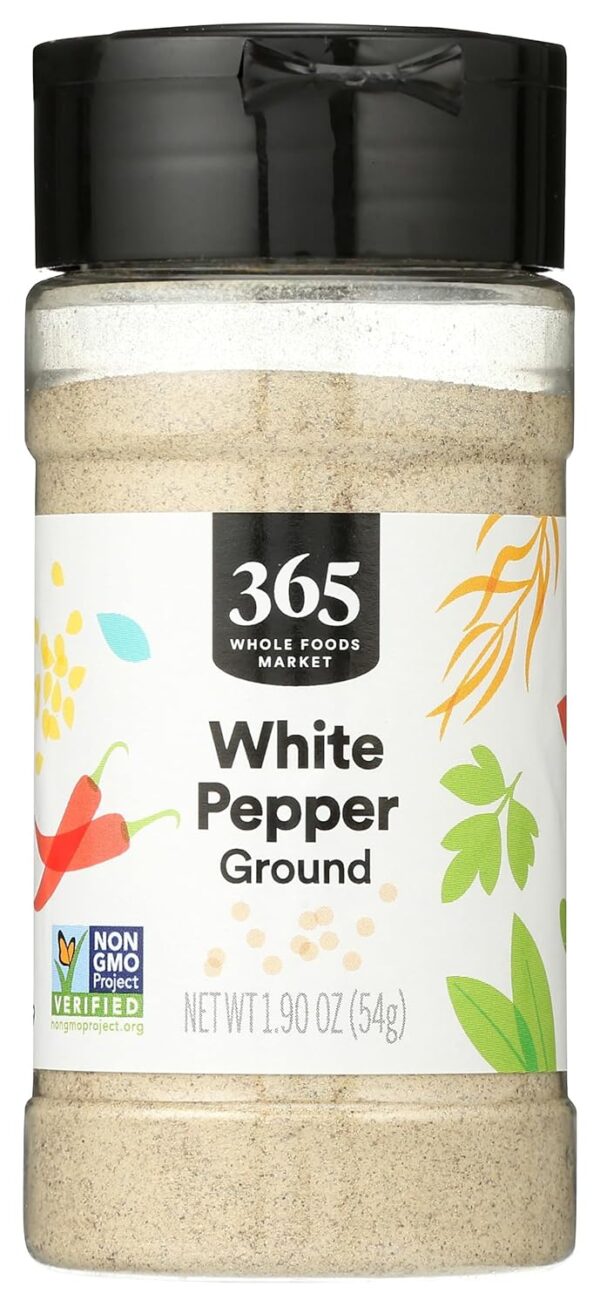 365 Everyday Value, White Pepper Ground, 1.9 oz