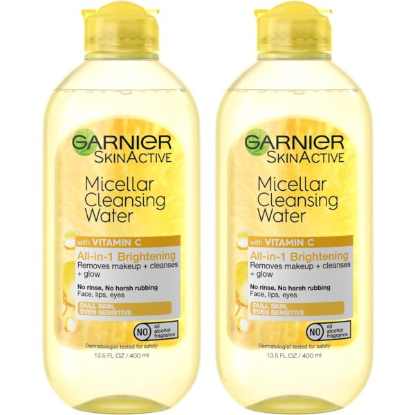 Garnier Micellar Water with Vitamin C, Facial Cleanser & Makeup