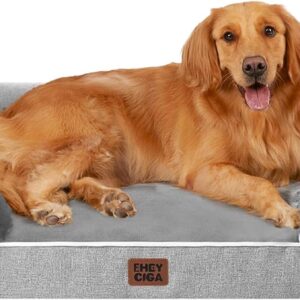 Waterproof Memory Foam XL Pet Bed with Sides, Non-Slip