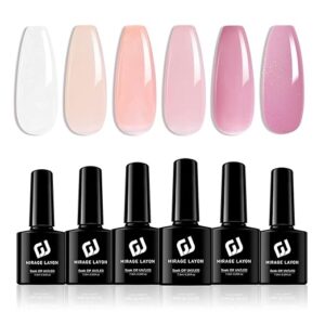 Gel Nail Polish Jelly Gel polish White Pink Red Nude Soak