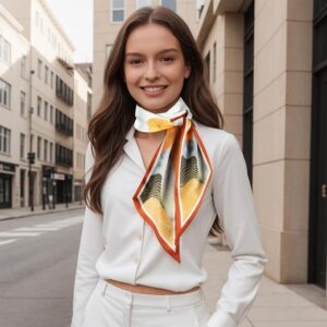 Hair Scarf Like Silk Scarf