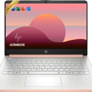 HP Rose Gold Ultrabook 14 Laptop