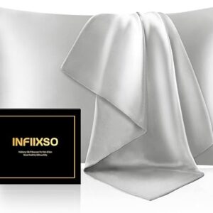 INFIIXSO Mulberry Silk Pillowcase for Hair and Skin