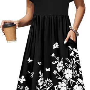 Zeagoo Midi Dress Tshirt Dress