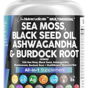 Clean Nutraceuticals Sea Moss Black Seed Oil